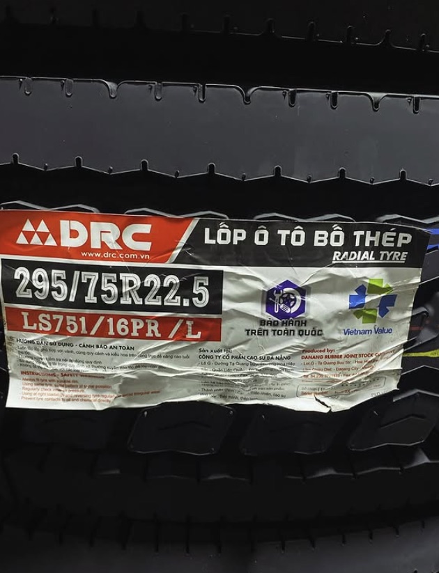 DRC 295/75R22.5 radial commercial tire