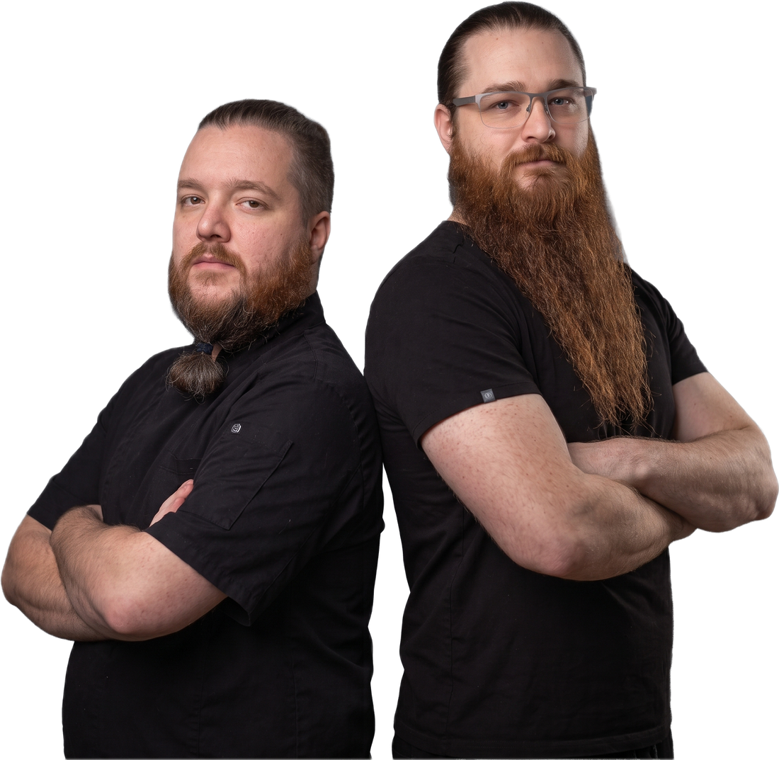 Anthony Halye and Chance Anderson, licensed massage therapists