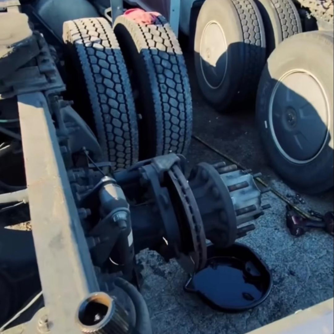 Axle and hub service