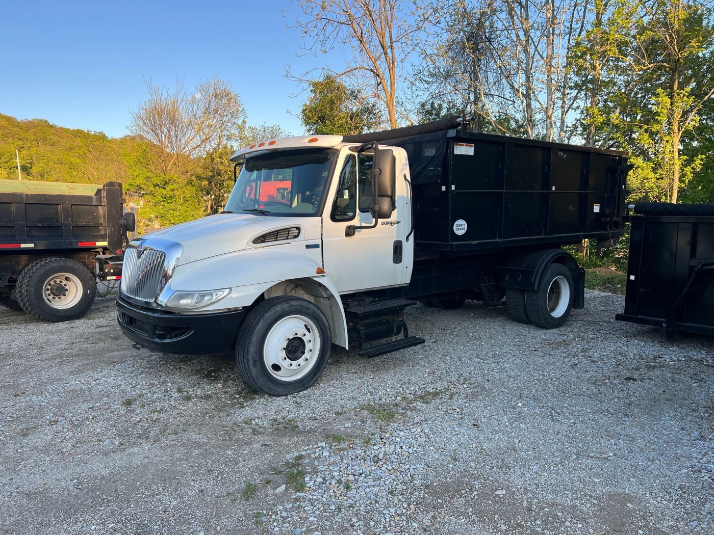 Joe's Hauling dump truck