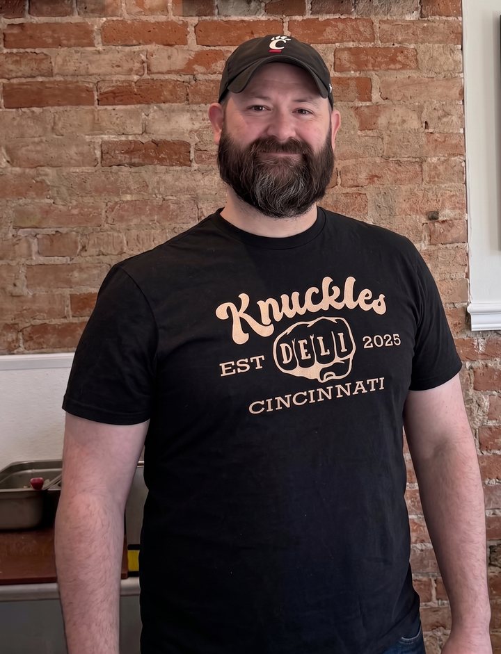 David Hall at Knuckles Deli