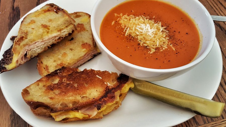 Grilled cheese and scratch-made soup
