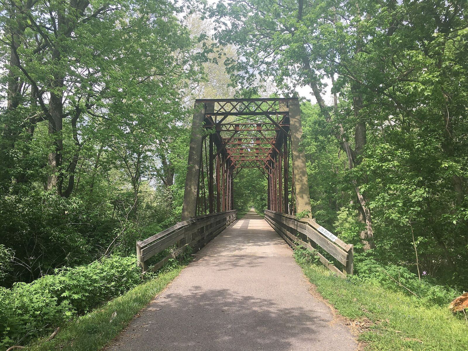 Trestle bridge on the Little Miami Scenic Trail